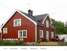 Tablet Screenshot of karrdahl.se